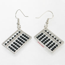 Load image into Gallery viewer, Silver .925 Abacus Design Black Onyx Bracelet, Earrings, Pendant, Ring Set