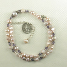 Load image into Gallery viewer, Pink Pearl &amp; Multi-Crystal Necklace