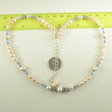 Load image into Gallery viewer, Pink Pearl &amp; Multi-Crystal Necklace