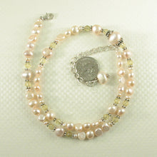 Load image into Gallery viewer, Pink Pearl &amp; Multi-Crystal Necklace