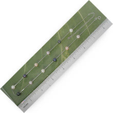 Load image into Gallery viewer, Solid Silver .925 Pink, Black &amp; White Pearl Tin-Cup Necklace