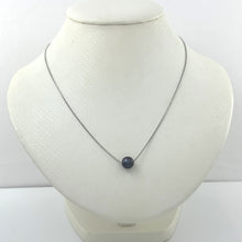 Load image into Gallery viewer, Solid Silver .925 Floating Pearl Slider Necklace – Color Choices