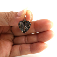 Load image into Gallery viewer, 9k-Solid-White-Gold-Heart-Charm-2400037a