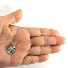 Load image into Gallery viewer, 9k-Solid-White-Gold-Heart-Charm-2400037a