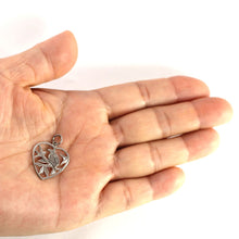 Load image into Gallery viewer, 9K Solid White Gold Heart Charm Pendant