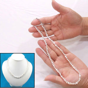 Adjustable Baby Baroque Pearl Necklace .925 Silver