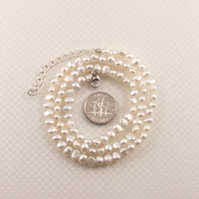 Load image into Gallery viewer, Adjustable Baby Baroque Pearl Necklace .925 Silver