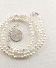 Load image into Gallery viewer, Adjustable Baby Baroque Pearl Necklace .925 Silver