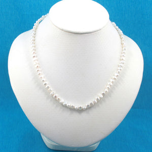 Adjustable Baby Baroque Pearl Necklace .925 Silver