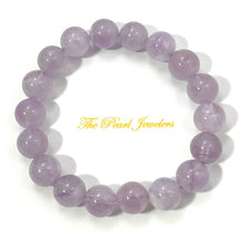 Load image into Gallery viewer, 10mm Amethyst Gemstone Stretch Bracelet