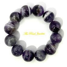 Load image into Gallery viewer, 14mm Brazil Amethyst Super Seven Stretch Bracelet