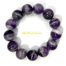 Load image into Gallery viewer, 14mm Brazil Amethyst Super Seven Stretch Bracelet