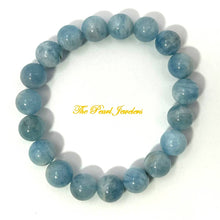 Load image into Gallery viewer, 10mm Aquamarine Beads Endless Stretch Bracelet