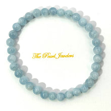 Load image into Gallery viewer, 5.5mm Aquamarine Beads Endless Stretch Bracelet