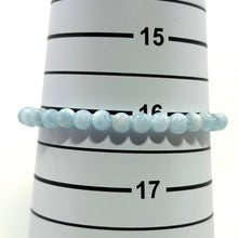 Load image into Gallery viewer, 5.5mm Aquamarine Beads Endless Stretch Bracelet