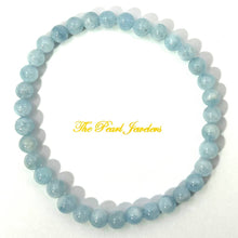 Load image into Gallery viewer, 5.5mm Aquamarine Beads Endless Stretch Bracelet