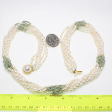 Load image into Gallery viewer, White Rice Pearl &amp; Aventurine Twist Necklace – 6-in-1 Style