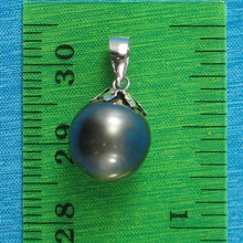 Load image into Gallery viewer, Baroque Black Tahitian Pearl Cap Pendant