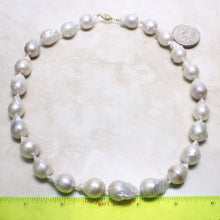 Load image into Gallery viewer, Baroque Pearl Necklace with 14k Yellow Gold Clasp – 19”