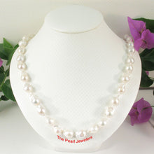 Load image into Gallery viewer, White Baroque Pearl Necklace with 14k Solid Gold Clasp