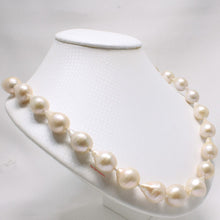 Load image into Gallery viewer, Nucleated Baroque Pearl Necklace with 14k Yellow Gold – 20
