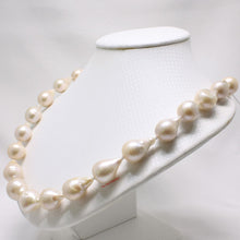 Load image into Gallery viewer, Nucleated Baroque Pearl Necklace with 14k Yellow Gold – 20