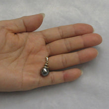 Load image into Gallery viewer, 14k Swirl-Design Baroque Tahitian Pearl Pendant