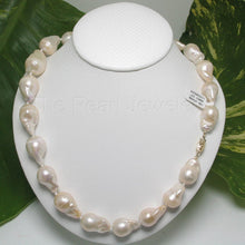 Load image into Gallery viewer, Romantic Baroque Pearl Necklace with 14k Yellow Gold – 20”