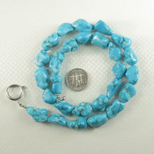 Load image into Gallery viewer, Baroque Turquoise Necklace – 12mm Spring Ring Clasp