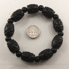 Load image into Gallery viewer, Barrel Shaped Bian Stone Beads Bracelet
