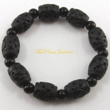 Load image into Gallery viewer, Barrel Shaped Bian Stone Beads Bracelet