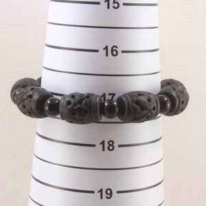 Barrel Shaped Bian Stone Beads Bracelet