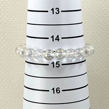 Load image into Gallery viewer, 8mm Clear Crystal Quartz Beads Stretchy Bracelet