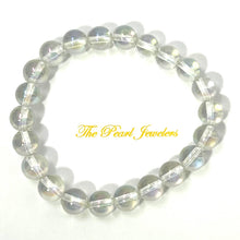 Load image into Gallery viewer, 8mm Clear Crystal Quartz Beads Stretchy Bracelet