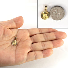 Load image into Gallery viewer, Beautiful &amp; Lucky 14k Yellow Gold Pendant Charm