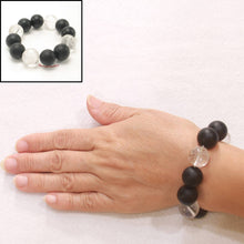 Load image into Gallery viewer, 16mm Bian Stone Crystal Dragon Beads Bracelet