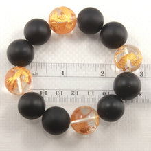Load image into Gallery viewer, 18mm Bian Stone Crystal Dragon Bracelet