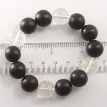 Load image into Gallery viewer, 14mm Bian Stone Crystal Dragon Beads Bracelet