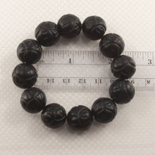 Load image into Gallery viewer, 16mm Bian Stone Lotus Carving Beads Bracelet (Uniform Size)