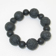 Load image into Gallery viewer, 16mm Bian Stone Lotus Carving Beads Bracelet (Mixed Sizes)