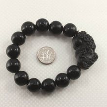 Load image into Gallery viewer, 14mm Bian Stone Pixiu Carving Bracelet