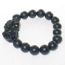 Load image into Gallery viewer, 14mm Bian Stone Pixiu Carving Bracelet