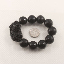 Load image into Gallery viewer, 16mm Bian Stone Pixiu Carving Stretch Bracelet