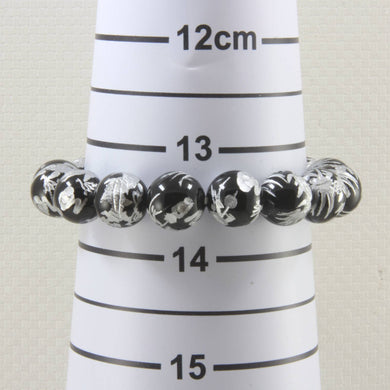 10mm Black Onyx Dragon Beads Bracelet