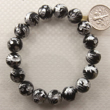 Load image into Gallery viewer, 10mm Black Onyx Dragon Beads Bracelet