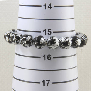 10mm Black Onyx Dragon Beads Bracelet