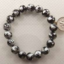 Load image into Gallery viewer, 10mm Black Onyx Dragon Beads Bracelet
