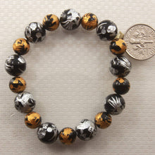 Load image into Gallery viewer, 8–10mm Black Onyx Dragon Beads Bracelet