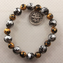 Load image into Gallery viewer, 8–10mm Black Onyx Dragon Beads Bracelet