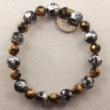 Load image into Gallery viewer, 8–10mm Black Onyx Dragon Beads Bracelet